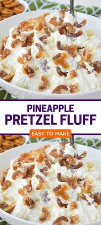 HOW TO MAKE PINEAPPLE PRETZEL FLUFF