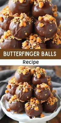 Easy Butterfinger Balls