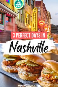 Weekend in Nashville: Perfect 3-day itinerary for first-timers. The ultimate guide of things to do in Nashville. Bachelorette weekend in Nashville. Fun things to do in Music City. Unique things to do in Nashville Tennessee.