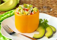 Stuffed Bell Peppers with California Avocados and Barley - California Avocados