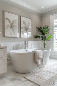 29 Chic Neutral Bathroom Decor Ideas for Timeless Elegance 23