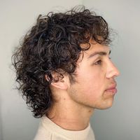 Perm Hairstyles For Men: Curly perm for men after #menshair #menshairtrends #menshairstyles #menshairstyletrends #manperm #mensperm #permhairstylesformen #curlyperm