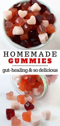 These gut healing gummies are super easy to make and so delicious too! Use any favorite natural fruit juice to customize this healthy snack and gut-healing gelatin for a nutrient-packed yummy snack.