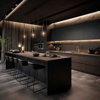 LUXURY DARK KITCHEN