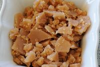 Homemade Toffee Bits - "Toffee bits are so easy to make from scratch, and they taste so much better than the store bought bag ‘o bits. Use them in cookies, in muffins or on ice cream."