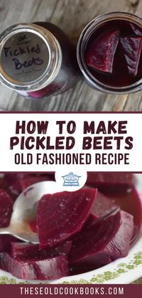 Old Fashioned Pickled Beets Recipe - These Old Cookbooks