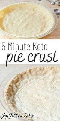 Low Carb Pie Crust takes about 5 minutes & works for both sweet & savory recipes. My Keto Pie Crust Recipe can be rolled or just pressed in a pie plate!