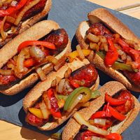 Warrior Bread Sausage Pepper and Onion