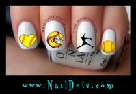 Softball Nail decals