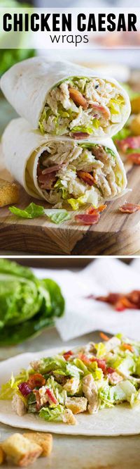 Lunch doesn’t get much easier than this Chicken Caesar Wrap. Full of flavor, this wrap comes together easily with pre-cooked shredded chicken.