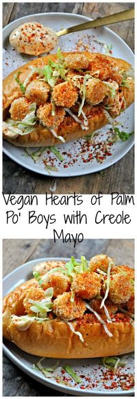 Vegan Hearts of Palm Po' Boys - Rabbit and Wolves