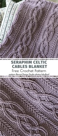 Crochet Cable Blanket Pattern ( SitnCrochet 2024