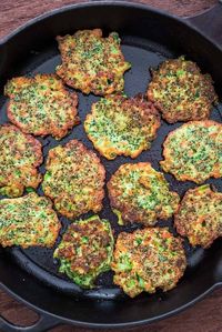 These light, golden-brown Broccoli Fritters make a delicious vegetarian dinner or lunch — and kids love them, too! Ready in less than 30 minutes.