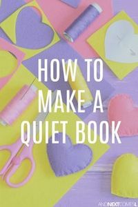 DIY quiet books: How to make a busy book for kids #quietbooks #quietbookpatterns #busybooks