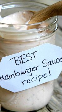 Best Burger Sauce Ever ~ Truly the best sauce to add to your burgers: