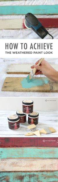 Blogger Down Home Inspiration has the key to achieving the perfect distressed, rustic paint look. These DIY tips and tricks are sure to help you capture a charming country feel in your space.