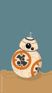 Cute BB-8 iPhone wallpaper - Star Wars - The Force Awakens