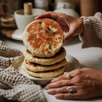 Fluffy Greek Pita Bread 🫓