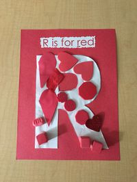 R is for red