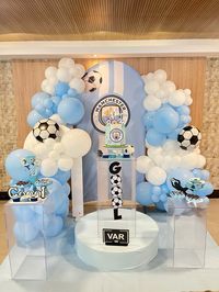 #futebol #manchestercity #festa #festadeaniversario #festadefutebol #festadecrianca #festademenino #decoracaodefesta #rj