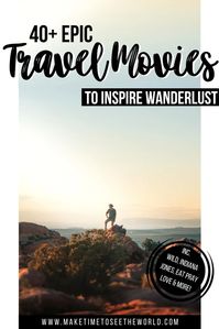 When you're stuck at home let the Best Travel Movies transport you from the couch to another time and place. You just have to decide where to go! *** Travel Movies | Entertainment | Movies about Travel | Travel Films | Movies in Paris | Movies in India | Movies in Bali #travelmovies