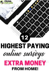 Highest paying online surveys | make money online | single mom jobs | work from home | make money | quick cash | money making apps | frugal living | frugal living ideas | side hustle | side hustle passive income | best survey sites | paid surveys earn money | work from home jobs | stay at home mom jobs | save money | work from home jobs legitimate. #makemoney #makemoneyonline #makemoneyfromhome