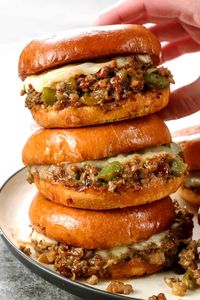 Philly Cheesesteak Sloppy Joes