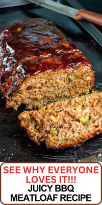 Savor the smoky, savory goodness of Juicy BBQ Meatloaf! This recipe elevates the classic comfort food with a rich BBQ glaze, making each bite irresistibly moist and flavorful. Perfect for cozy dinners or impressing guests.