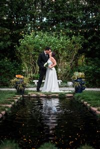 Beautiful wedding shot captured in the Moonlight Garden designed by American landscape architect Ellen Biddle Shipman and Mina Edison. Also a beautiful spot to have a wedding ceremony at Edison and Ford Winter Estates. Photo by Stephjones Photography . . . . . . Thomas Edison, Henry Ford, Edison and Ford Winter Estates, weddings, love, I do, celebration, garden, gathering, friends, family, fun, life event, outdoors, tropical, love Florida. . .