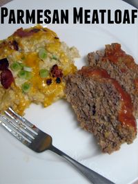 Parmesan Meatloaf. No bread crumbs or flours. Not even almond flour.