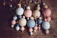 DIY Xmas - Wooden Beads Ornaments | White Valley