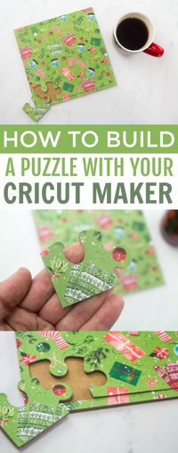 Hey everyone! Today on the blog we're sharing with you how to build a puzzle with your Cricut Maker and Knife Blade. You're going to love how easy it is.