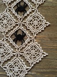 Cobwebs Crochet Doily Pattern, PDF Digital Download, Halloween - Etsy