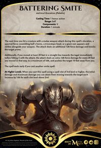 Battering Smite - A smite spell for those who charge into battle! : r/Mythmaker5e