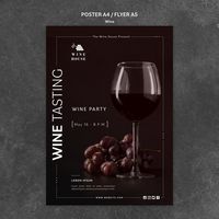 Plantilla de póster de vino | Free Psd #Freepik #freepsd #cartel