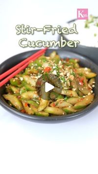 Kunal Kapur on Instagram: "Tasty crunchy and healthy snack with just a few ingredients. Presenting Stir-fried cucumber 🥒😋 Trust me it's sooooo gooood!

#chefkunal #kunalkpaurrecipes #cucumber #salad #snackfood #HomeCooking #eveningvibes #eveningsnack #tasty #crunchy #stirfriedcooking #food #streetfoodindia #foody #foodblogger #recipies #recipeoftheday #recipes #newrecipe #newreel #cucumber #SpicyTreats"