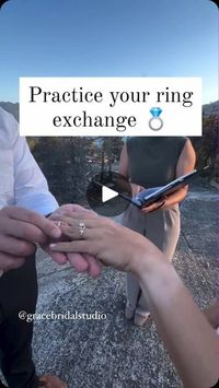 2.6K views · 4.7K reactions | #weddingringexchangetip Over 26 years ago, my husband and I did this style of ring exchange during our ceremony, our pastor had us practice it at the rehearsal, what a cool transition! 💍🤩  💍 Have you practiced your ring exchange with your fiancé yet? For a seamless exchange that makes for beautiful photos, don’t forget to practice this prior with this simple little tip! ✨  Practicing beforehand ensures every moment of your special day is picture-perfect.  Tag us in your ring exchange practice photos and videos!   #ringexchange #weddingring #ceremonytips #ceremonytipsandtricks #weddingdaydetails #weddingday💍❤️ #weddingtrends #weddingtips #1elegantevent #bestofweddings #awardwinningweddingplanner | Cossie Crosswhite | cossie1elegantevent · Original audio