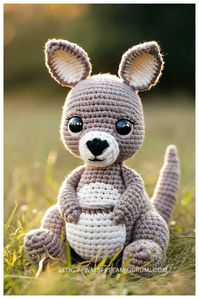 Amigurumi Kangaroo Free Crochet Pattern