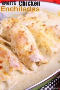 These creamy, delicious, and very yummy enchiladas are not only seriously good but are so simple and easy to make. Sour cream and green chiles make for one creamy sauce that bubbles away when bakin…