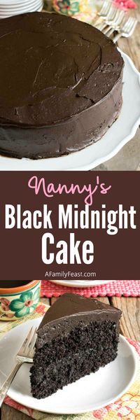 Nanny's Black Midnight Cake