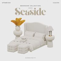 Sims 4 Home SEASIDE HOME BEDROOM COLLECTION • ts4 • Sims 4 Downloads • ts4cc • ts4 custom content • ts4 Furniture • ts4 Clutter • ts4 coastal • Ts4 Modern • ts4 products • Sims 4 Bedroom • ts4 bed • ts4 that girl • ts4 boho • ts4 luxe • sims 4 decor • ts4 flower • sims 4 flower cc