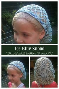 Snood Hair Net Free Crochet Patterns - DIY Magazine