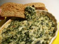 Absolutely Wonderful Cheesy Creamy Spinach Artichoke Dip Recipe - Genius Kitchen