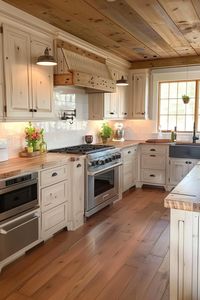 Choose the Perfect Color for Your Farmhouse Kitchen Cabinets - Quiet Minimal