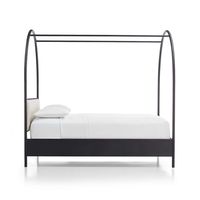 Canyon Queen Arched Canopy Bed with Upholstered Headboard by Leanne Ford + Reviews | Crate & Barrel