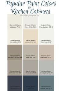 cabinetpaintcolors // kitchen cabinet colors  #kitchencabinet #painted #cabinets #paintcolors