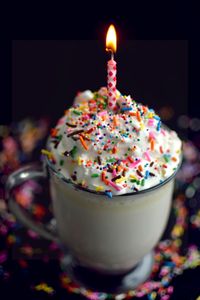 Boozy Birthday Cake Hot Chocolate