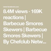 8.4M views · 169K reactions | Barbecue Smores Skewers | Barbecue Smores Skewers | By Chefclub Network | Barbecue Smores Skewers guys.
This is such a cool way to make dessert on the barbecue after
you've cooked your food for the rest of the fam and they want
something sweet. I have a little pot here and I just
added some butter, some marshmallows, the typical rice
crispy treat recipe but I'm going to kick it up a notch by
adding my graham crackers crumbled up right in top there.
You can see it's starting to get nice and sticky now. It's
hot in less than a minute on the barbecue and then we're
just going to go right over the top with some extra melted
chocolate and then hit this up with some mini marshmallows for
a little extra marshmallow flavor. You could eat one of
these by yourself if th