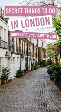 Want to discover all the best non-touristy, quirky, offbeat things to do in London? We've got you covered with this London guide to the city's secret speakeasies, fun attractions, and hidden food spots. #london #travel #secretspotsinlondon #londontravel #hiddengems