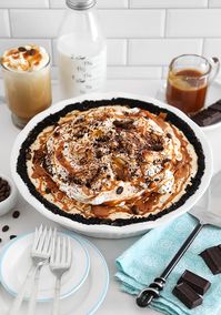 Frozen Caramel Macchiato Pie